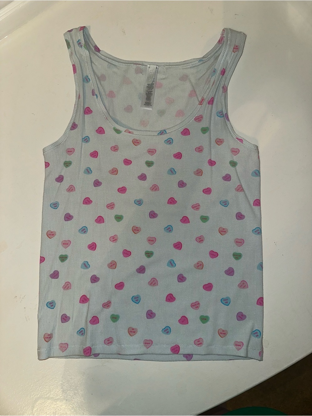 Skims Ribbed Tank Top Valentines drop
